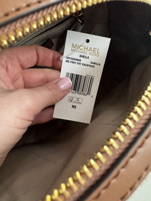 MICHAEL KORS damski plecak duża wielkość wielkość Vanilla 25/32/14 cm