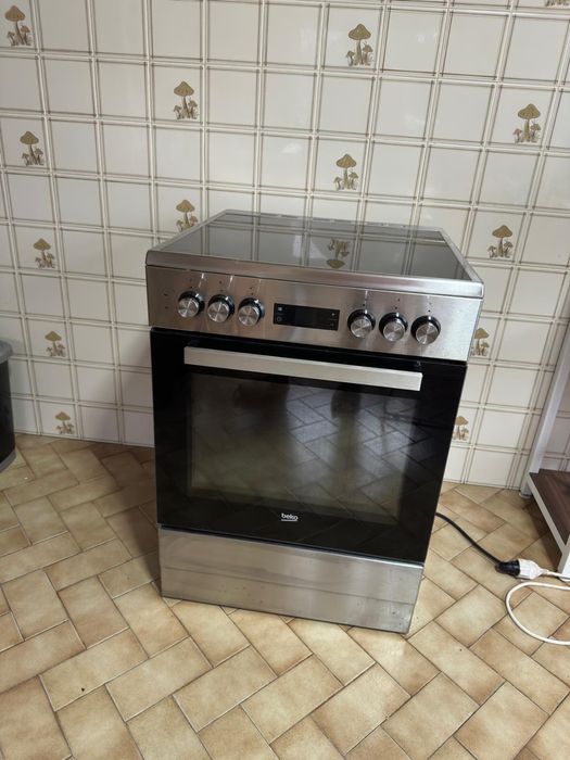 Fogao vitrocerâmica  inox  eletrico