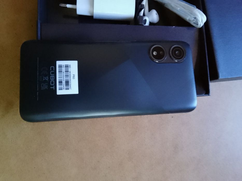 Смартфон Cubot P60 Black 6/128gb 6.51" 5000mAh