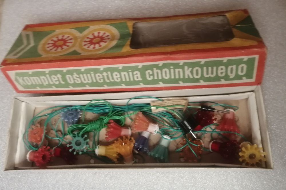 Lampki choinkowe PRL Wiosna Ludów.