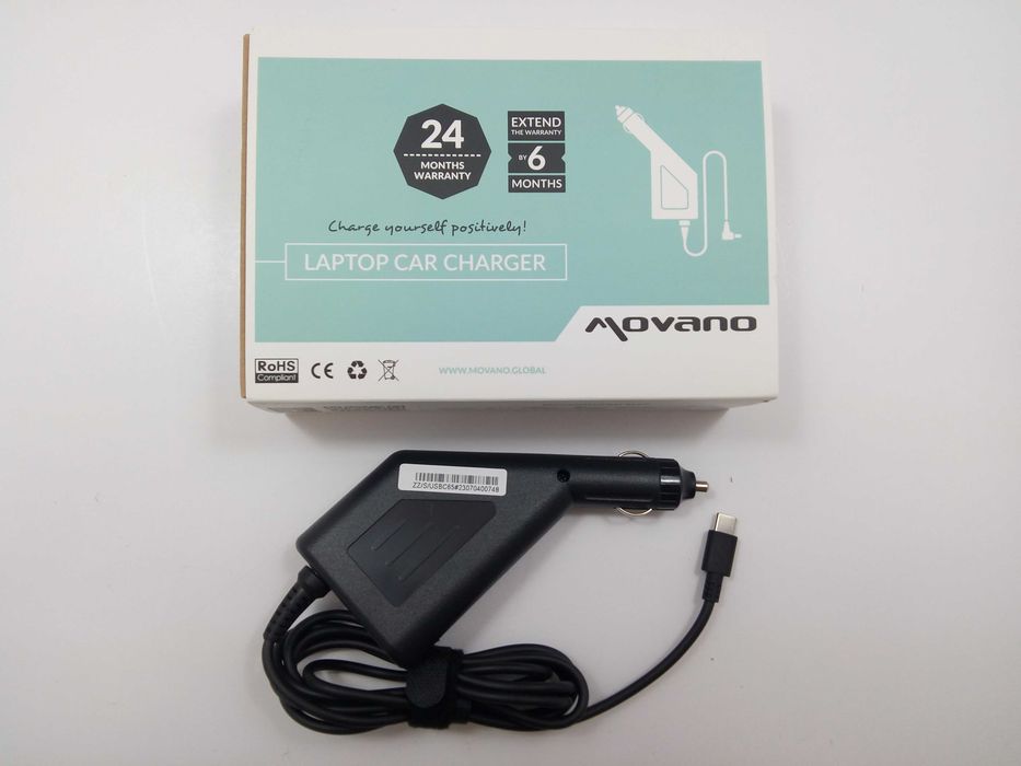 Ładowarka zasilacz samochodowy USB-C 65W Uniwersalne Gwarancja FV