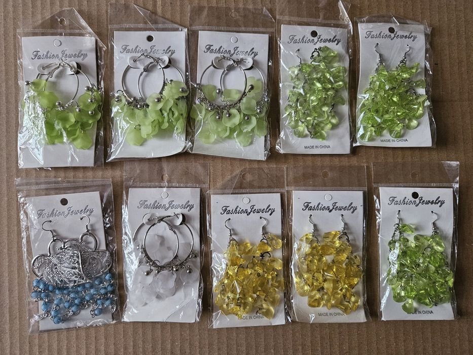 Kolczyki Fashion Jewelry zestaw 10szt