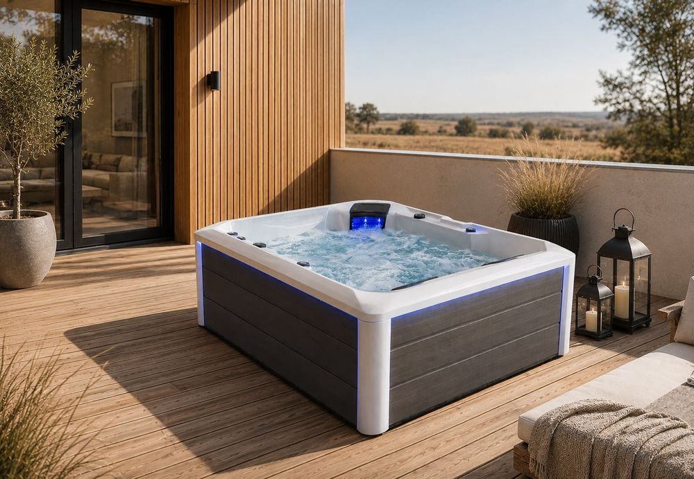 Dżakuzi spa ogrodowe AWT IN-704 premium energooszczędne 3-osobowe