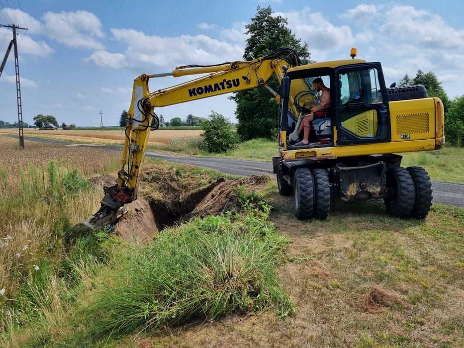 Usługi koparką kołową i wywrotką