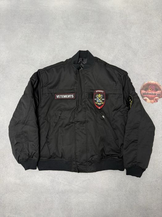 Куртка Бомбер Vetements Police bomber M L