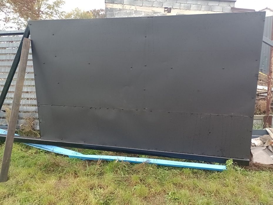 Brama przesuwna z blachą 3m 6m