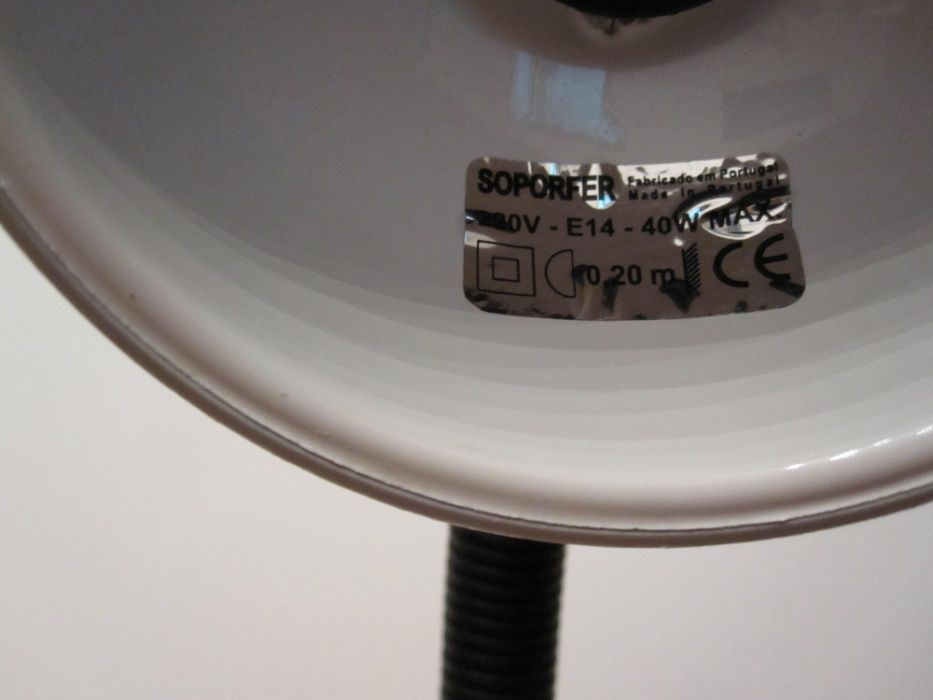 Candeeiro de secretária