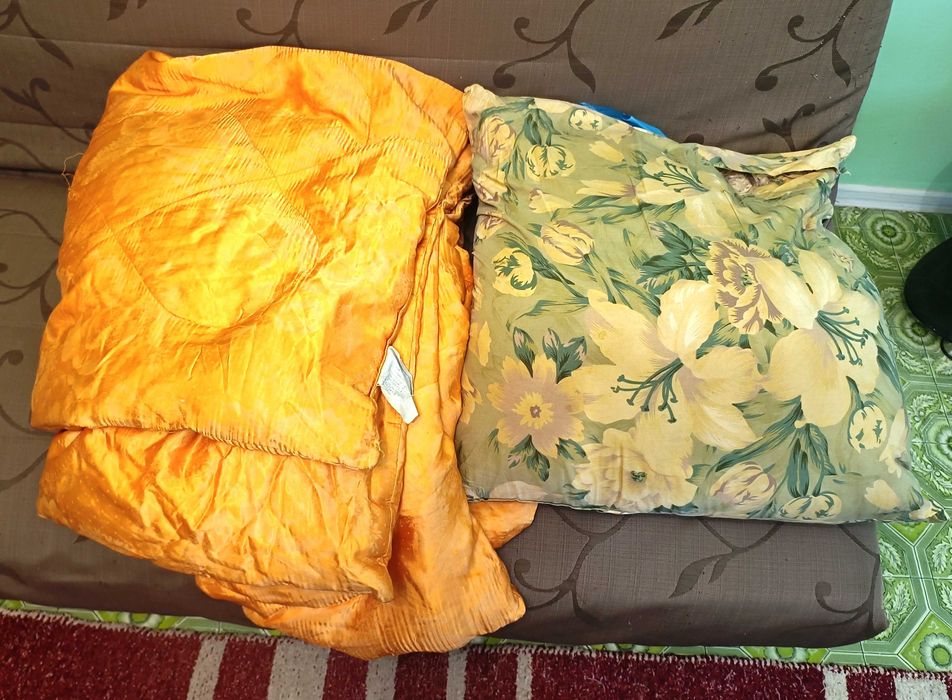 В Днепре пуховое одеяло 205х173, подушка перьевая 60х60 реставрацию