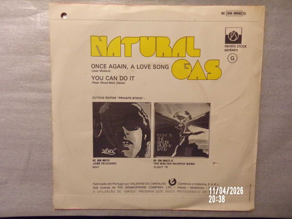 Natural Gas - vinil - single - 5€