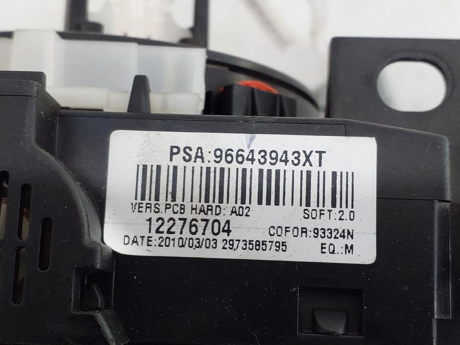 Conjunto / manetes de luzes e limpa vidros CITROËN C3 Picasso (SH_)