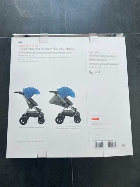 Stokke - Wózek Scoot Budka kol. Black Melange