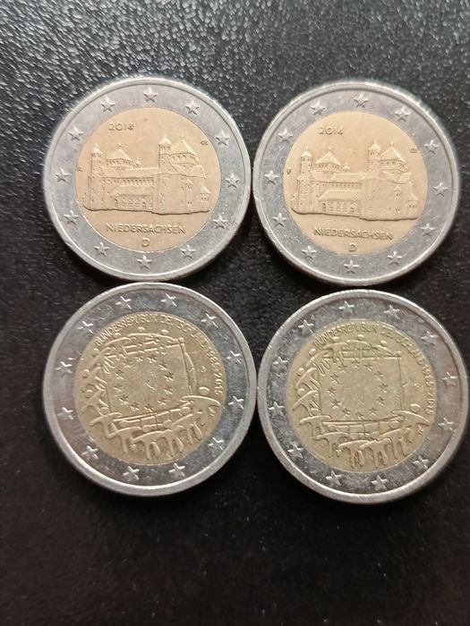 Moedas 2€ circuladas Alemanha