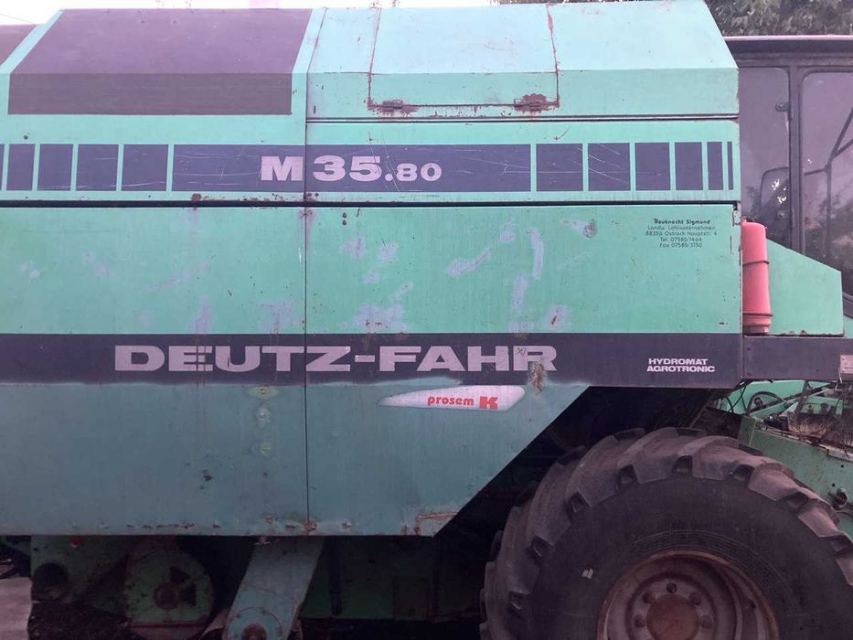 Продам комбайн Deutz-Fahr M 35.80