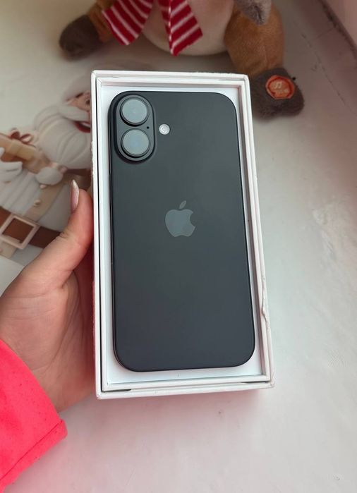 iPhone 16 128 gb neverlock (фізична сім карта) 100% АКБ ідеал