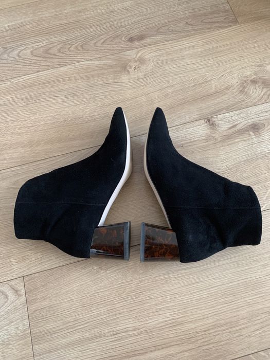 Botki czarne eleganckie Paso a Paso Valeria