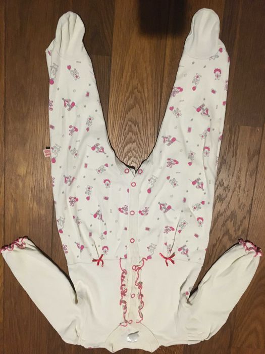 мягонький человечек чоловічок для сну комбінезон 86 розмір х/б