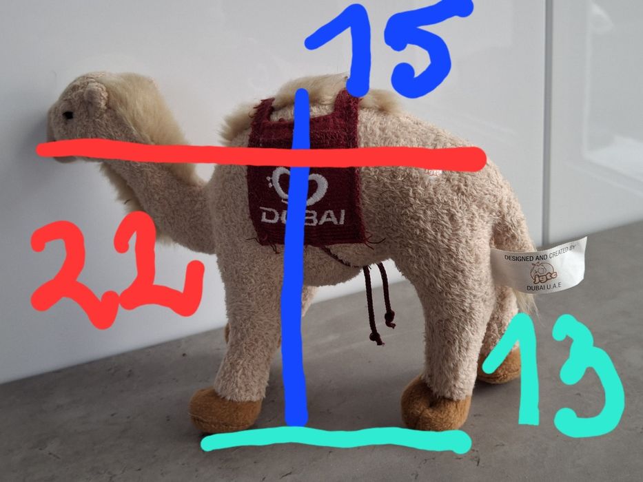 Dubaj wielbłąd misiek maskotka