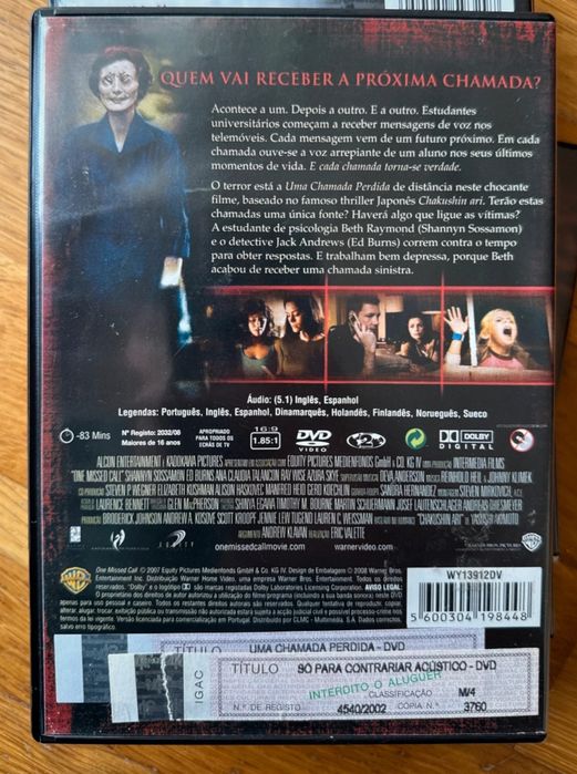 DVD uma chamada perdida