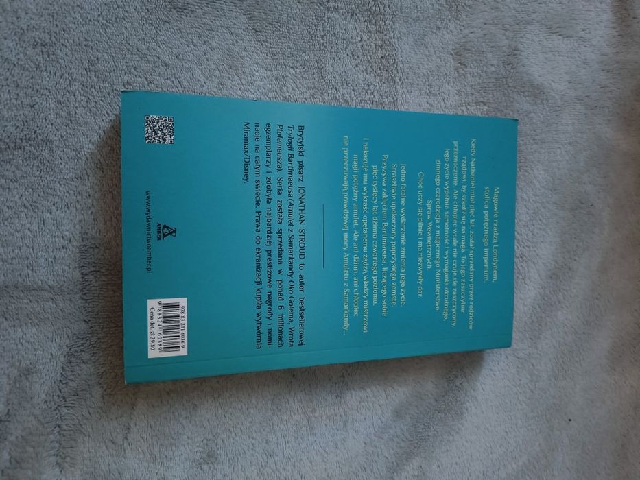 Bartimaeus: Amulet z Samarkandy (Tom 1) | Jonathan Stroud | Fantasy