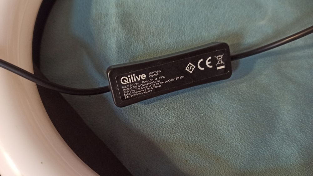 Qilive lampa pierścieniowa LED regulacja barwy