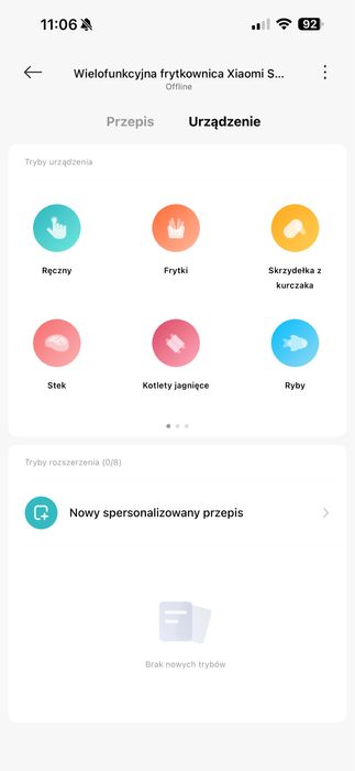 Air fryer xiaomi 5.5l Wi-Fi funkcje smart home