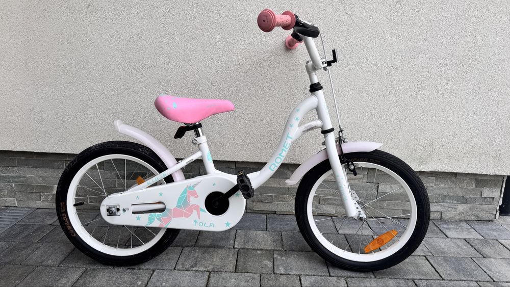 Rower Romet Tola koła 16” dla dziewczynki 3-5 lat
