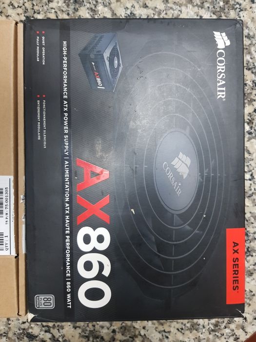 Corsair Platinum AX860 Power Supply64738491819138120