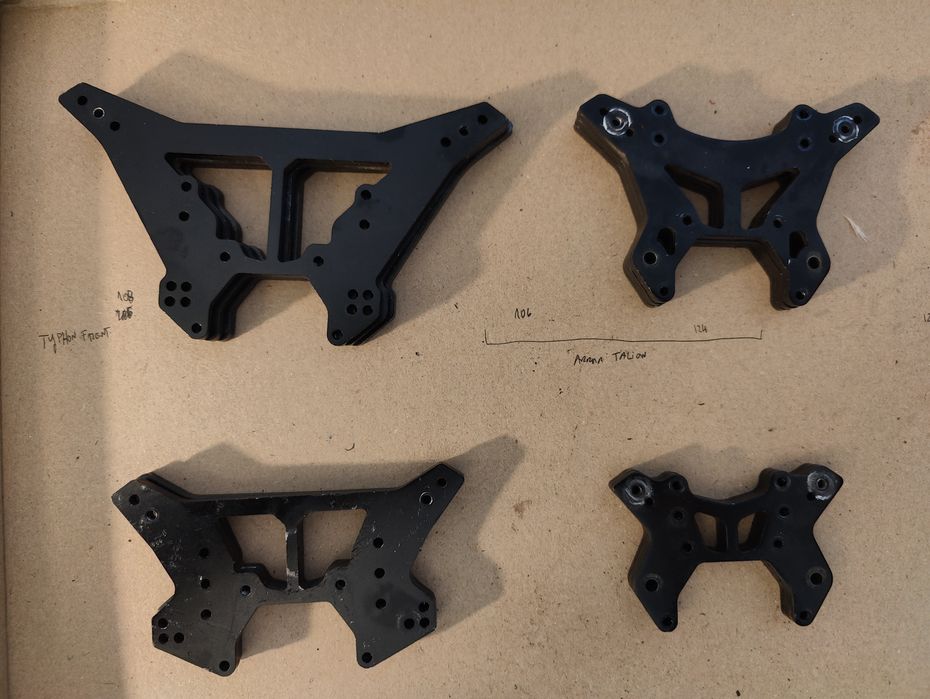 Peças arrma 6s kraton, typhon, talion, notorioud