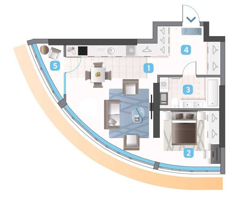 Продаж (перепоступка) 1 кімн. квартири в ЖК Oasis, Подільський р-н