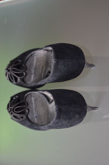 Czarne szpilki czółenka buty wyjściowe SYRENA