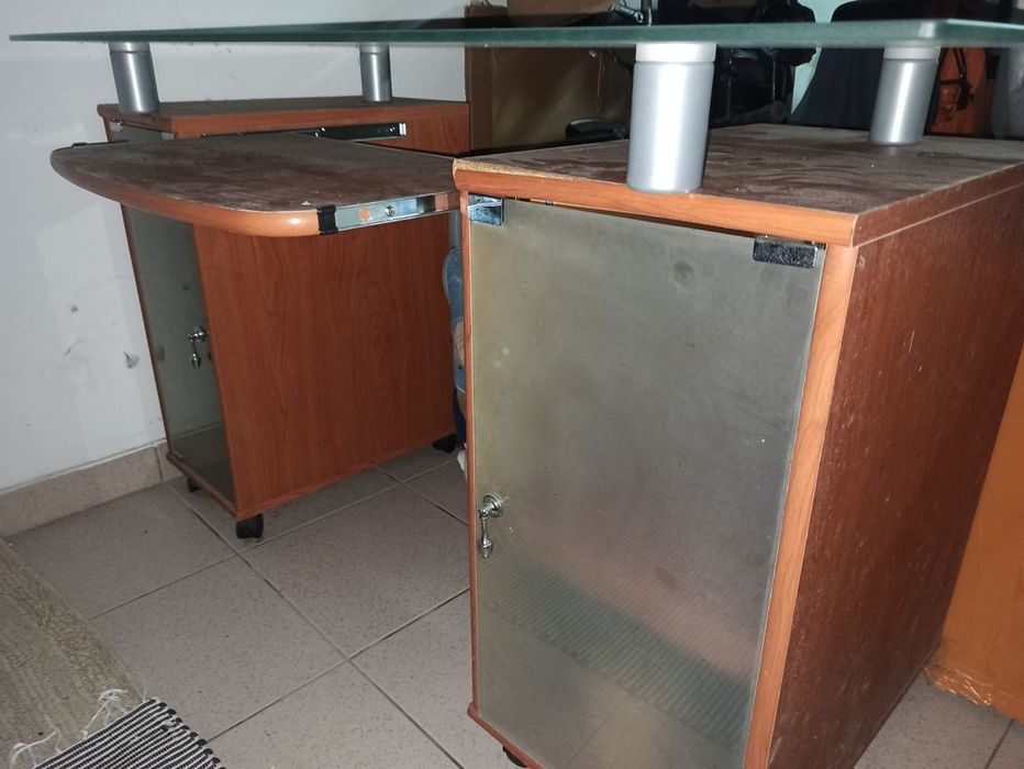 Secretaria com gaveta teclado