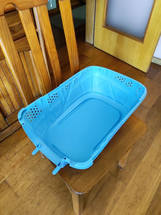 Transportadora para Gato ou Cão Pequeno Azul