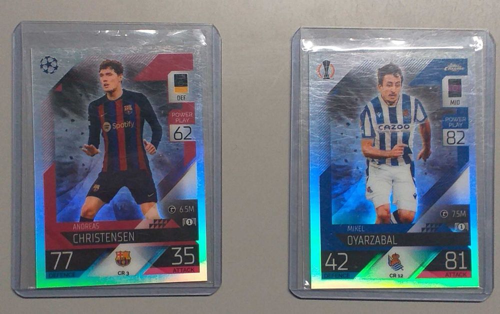 Set 10 cartas Match Attax 22/23 Chrome Preview (Edição Cromada)