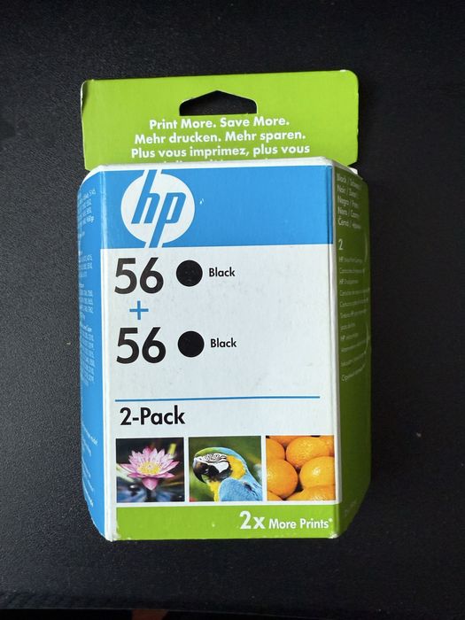 Oryginalny tusz Hp 2-pak czarny 56 C9502AE 2 x 19 ml drukarka laserowa