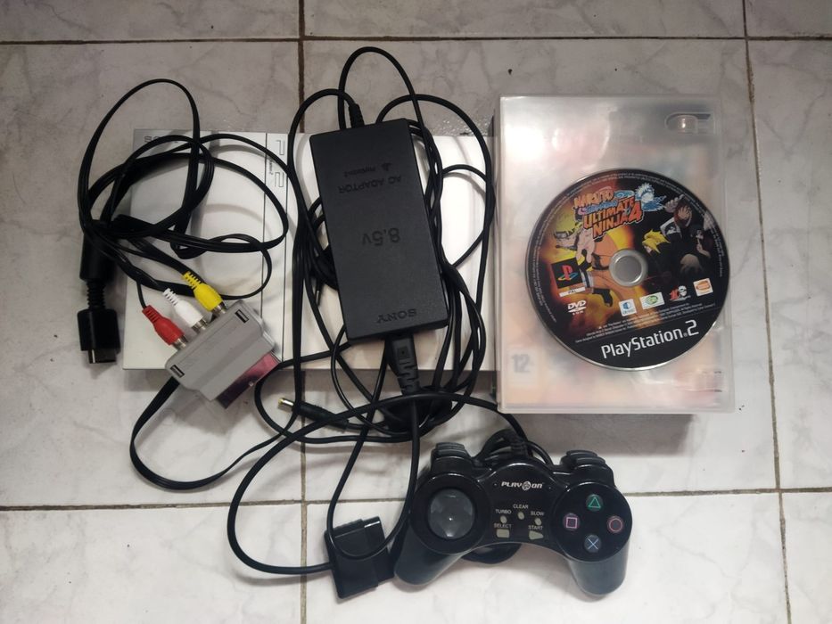 Ps2 Slim com 1 jogo