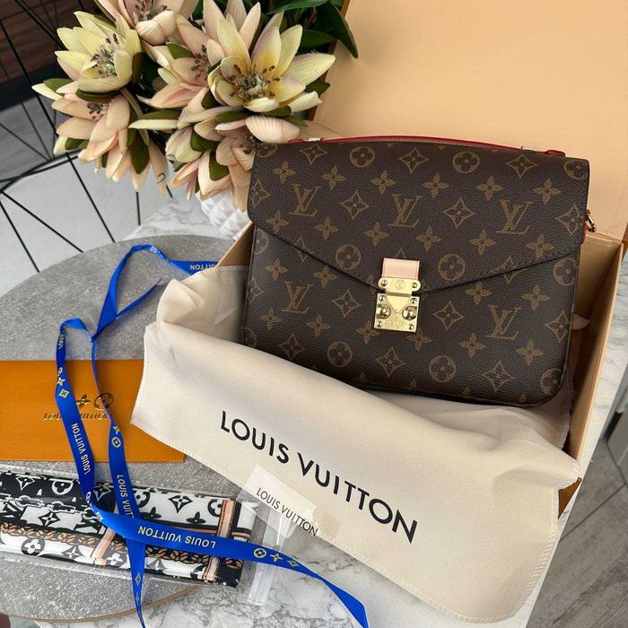 Жіноча сумка Louis Vuitton Pochette Metis Monogram (люкс качество)