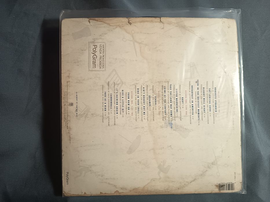 Vinil duplo dos Supertramp