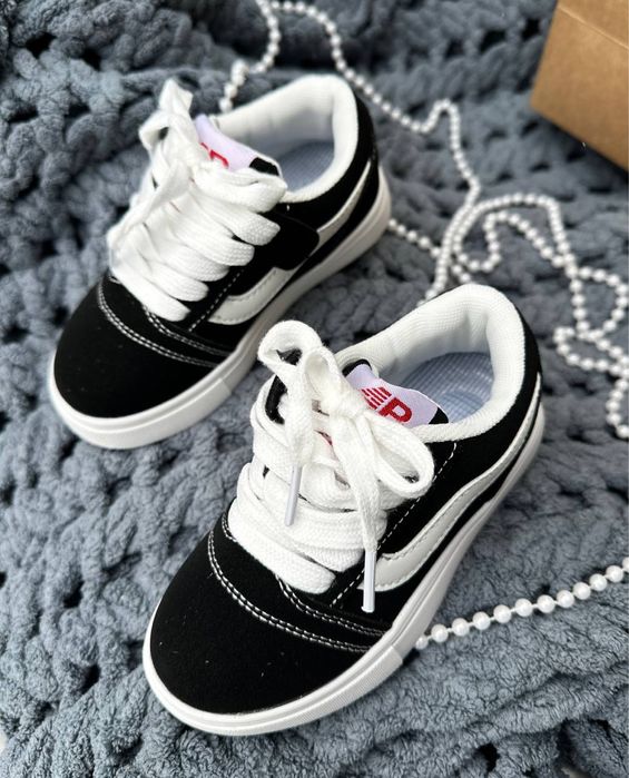 Кросівки ванс кеди ванс чорні для хлопчика та для дівчинки кеды вансы