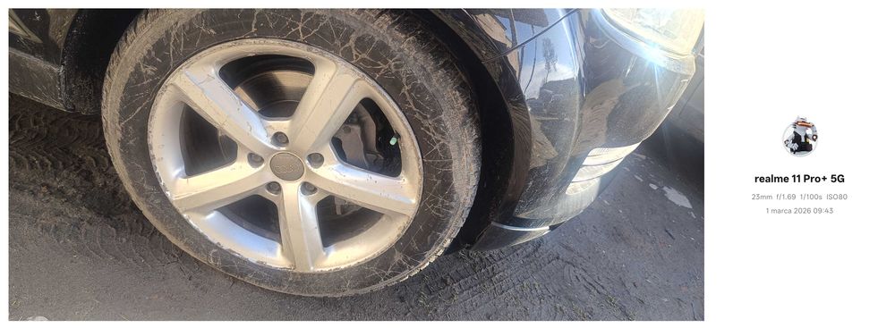 Koła audi Q7 20" opony jak nowe