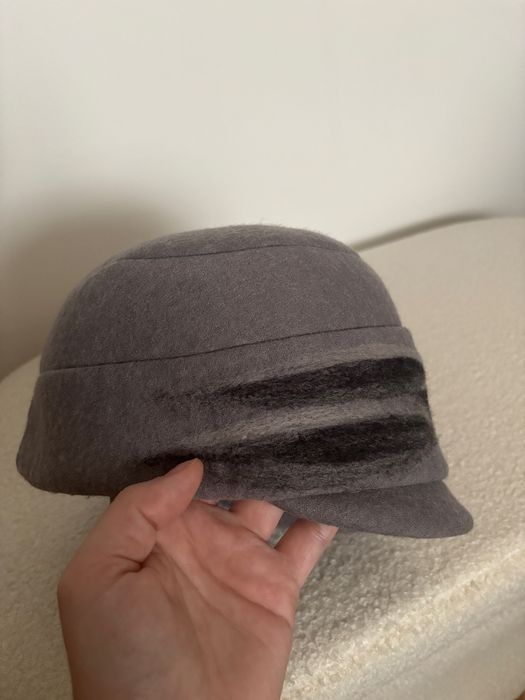 Ciepła czapka kapelusz z daszkiem