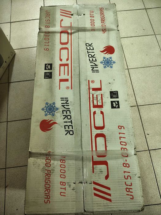 AR CONDICIONADO "JOCEL" 18.000 BTU's  (novo) - SALDO (urgência)