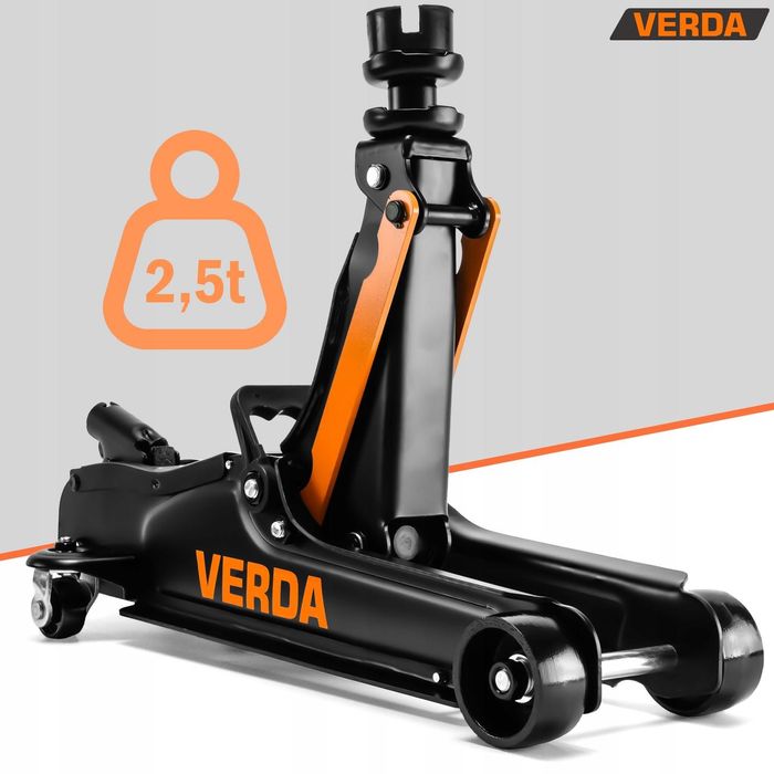 Podnośnik Samochodowy Niskoprofilowy Hydrauliczny 2500kg Lewarek Żaba