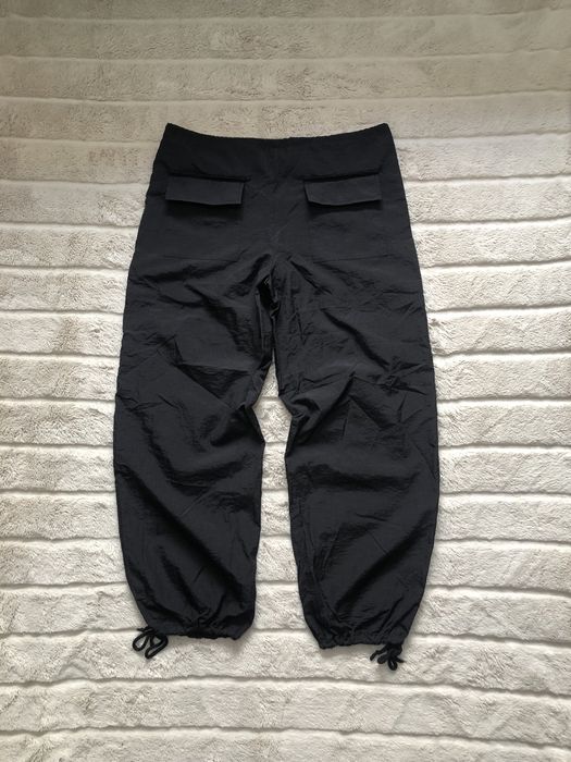 BERSHKA (XS/S/M) Parachute Pants женские брюки штаны нейлон на утяжках