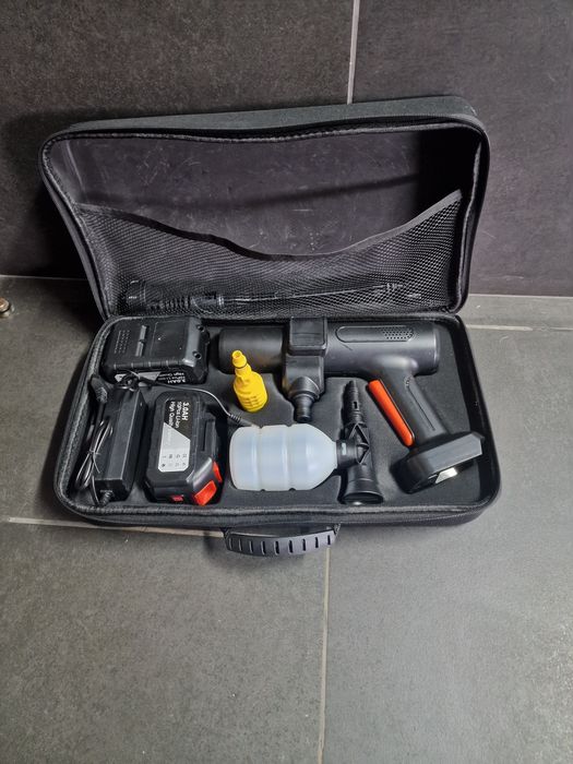 lavadora de alta pressão portátil sem fio.