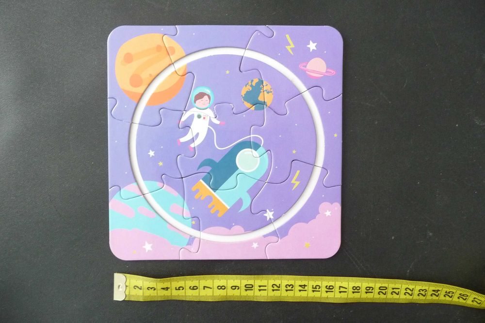Puzzle kosmos, 9 elementów. Puzzle dla najmłodszych.
