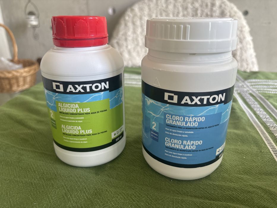 Kit mni-piscinas cloro e anti-algas