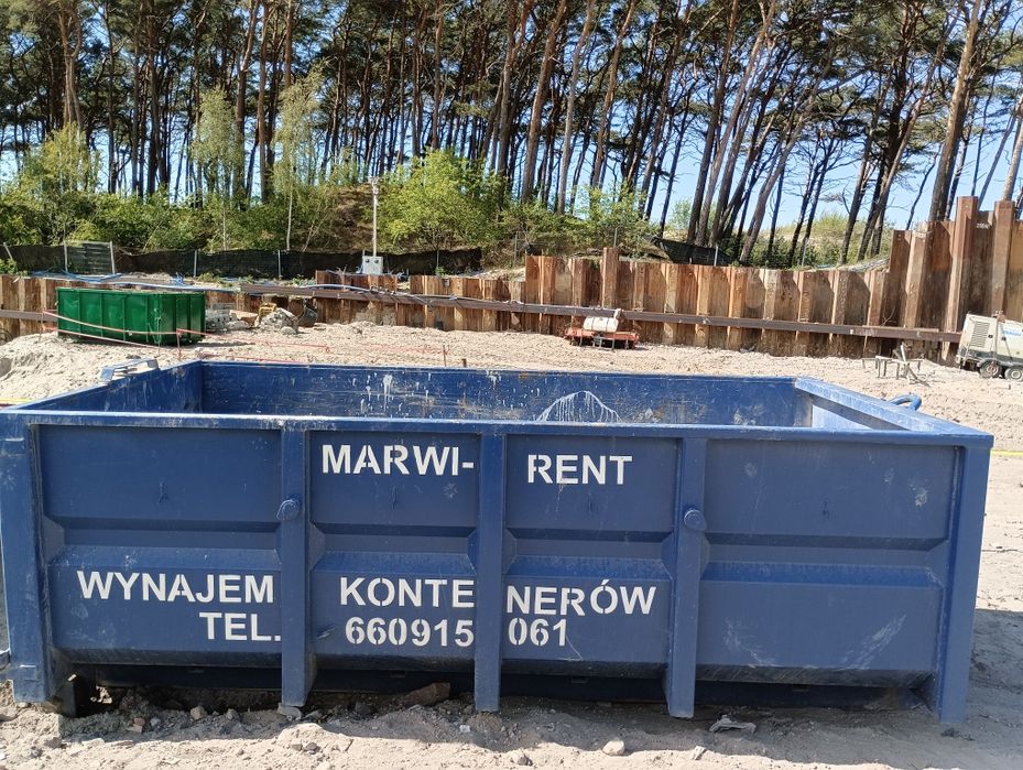 Wynajem kontenerów na gruz i odpady budowlane