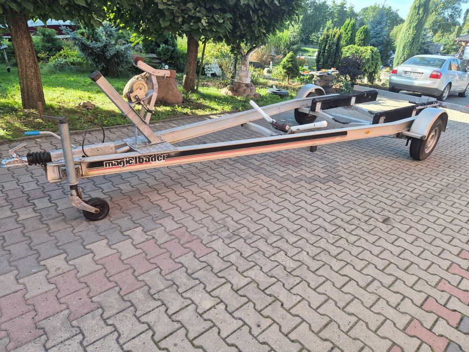 motorówka łodka przyczepa podłodziowa 1800 aluminiowa