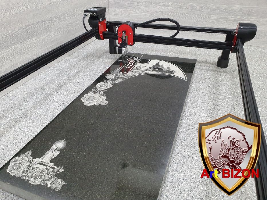 Гравировальный станок по граниту Бизон | Гравірувальний станок