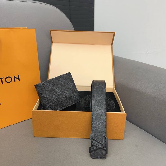 Ремень louis vuitton кошелек луи виттон ремінь та гаманець подарунок